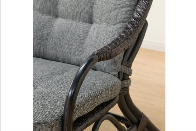 ﾗﾀﾝﾁｪｱ MS23 GY/BK | ニトリネット【公式】 家具・インテリア通販