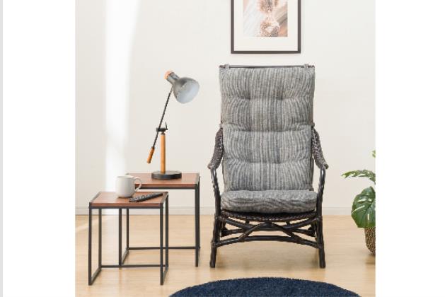 ﾗﾀﾝﾁｪｱ MS23 GY/BK | ニトリネット【公式】 家具・インテリア通販