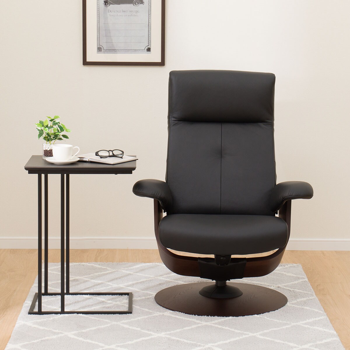 パーソナルチェア(KM03 R11100K BK554/BR) | ニトリネット【公式