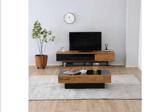 センターテーブル TM03 105 LBR 2枚目画像