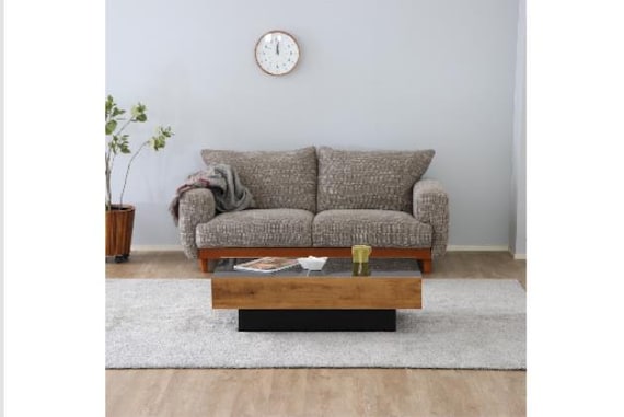 センターテーブル TM03 105 LBR 3枚目画像