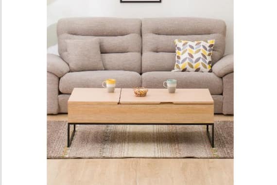 センターテーブル Nヒバリ 120 LBR 7枚目画像