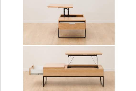 センターテーブル Nヒバリ 120 LBR 12枚目画像