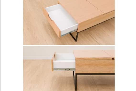 センターテーブル Nヒバリ 120 LBR 18枚目画像