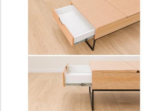 センターテーブル Nヒバリ 120 LBR 18枚目画像