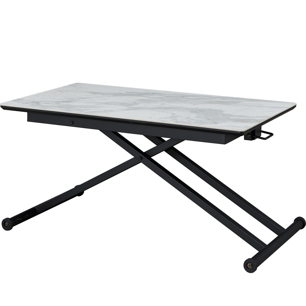 昇降式センターテーブル(TJ01 セラミック WH) | ニトリネット【公式