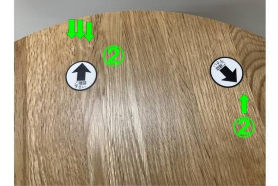 ネストテーブル オーク3 LBR (2コセット) 23枚目画像