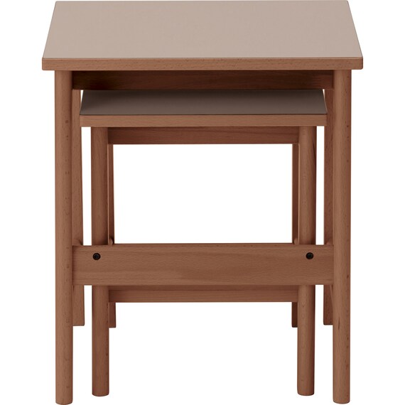 ネストテーブルDGY/MBR (新しい暮らし方のためのツール by BEAMS DESIGN) 5枚目画像