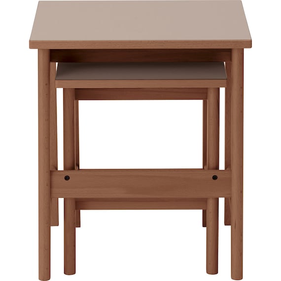 ネストテーブルDGY/MBR (新しい暮らし方のためのツール by BEAMS DESIGN) 5枚目画像