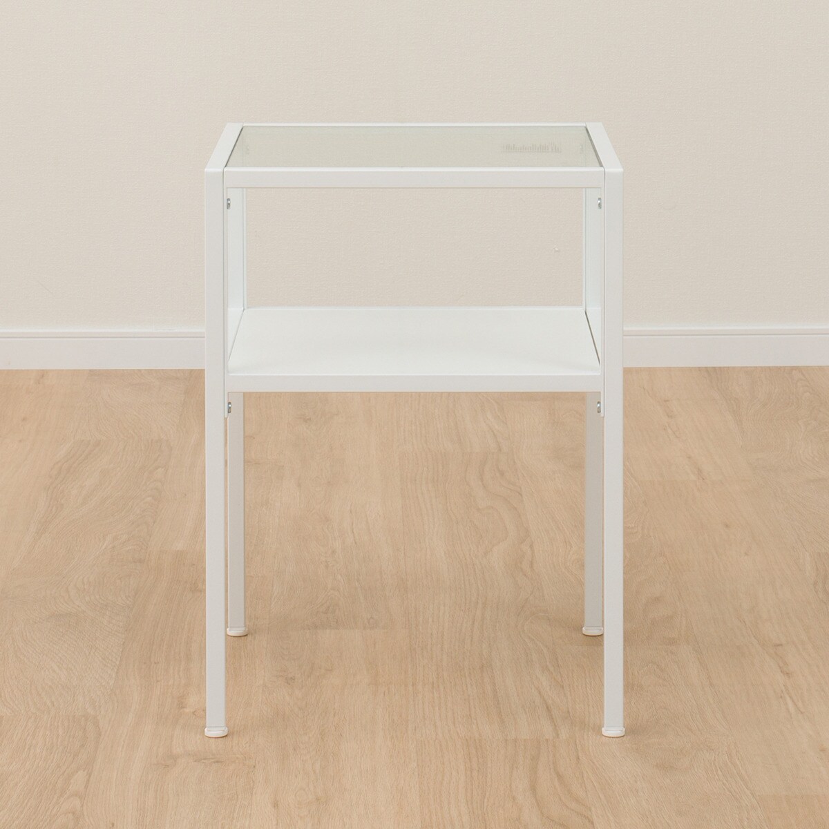 新品未使用　ニトリ　サイドテーブル　ノート3　4040WH TP 幅40cm] サイドテーブル(ノート3 4040WH TP) サイドテーブル