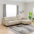 本革(一部合成皮革)カウチソファ(KKS-01 LC BE)【島忠ホームズ商品】 1枚目画像