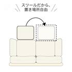 本革(一部合成皮革)スツール(KKS-02 GY)【島忠ホームズ商品】 4枚目画像