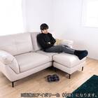 本革(一部合成皮革)スツール(KKS-02 GY)【島忠ホームズ商品】 5枚目画像