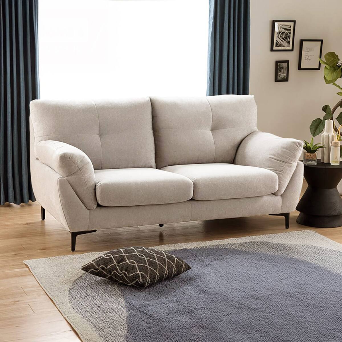 2人用布張りソファ(KKSｰ02 IV)【島忠ホームズ商品】 | ニトリネット