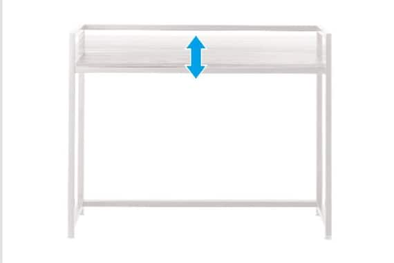 バジーナデスク STN WH 3枚目画像