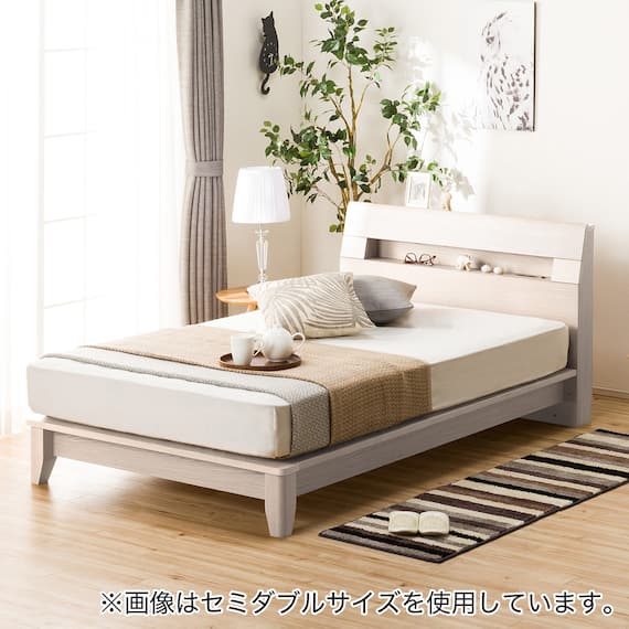 すのこシングルベッドフレーム(ロデリック-S/WW) 5枚目画像