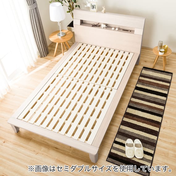 すのこシングルベッドフレーム(ロデリック-S/WW) 15枚目画像