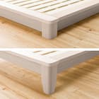 すのこシングルベッドフレーム(ロデリック-S/WW) 18枚目画像
