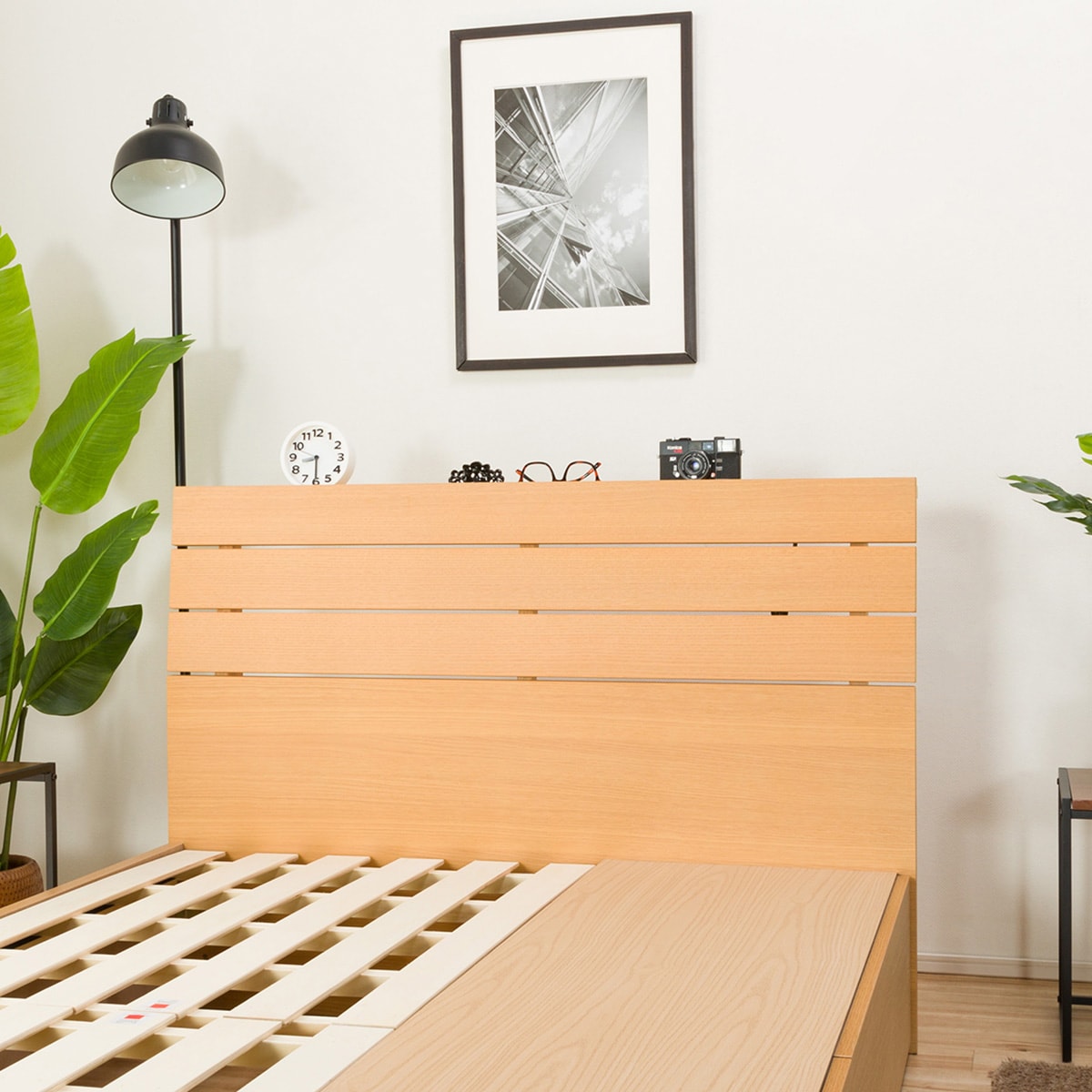 ニトリ セミダブルベッドフレーム アスカ