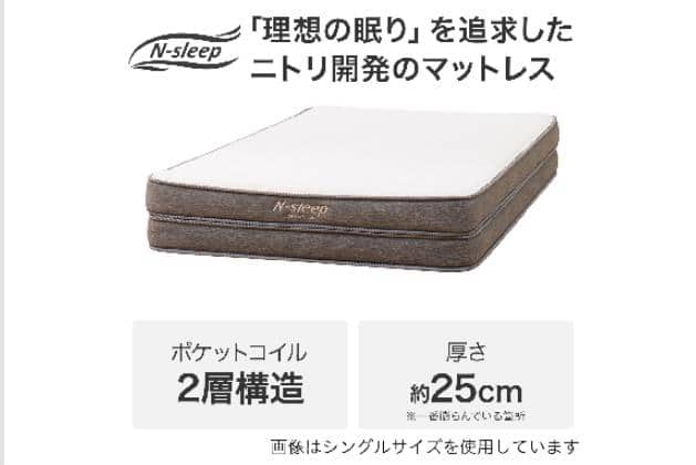 Sﾏｯﾄ NｽﾘｰﾌﾟﾊｰﾄﾞH1-02CR VH | ニトリネット【公式】 家具・インテリア通販