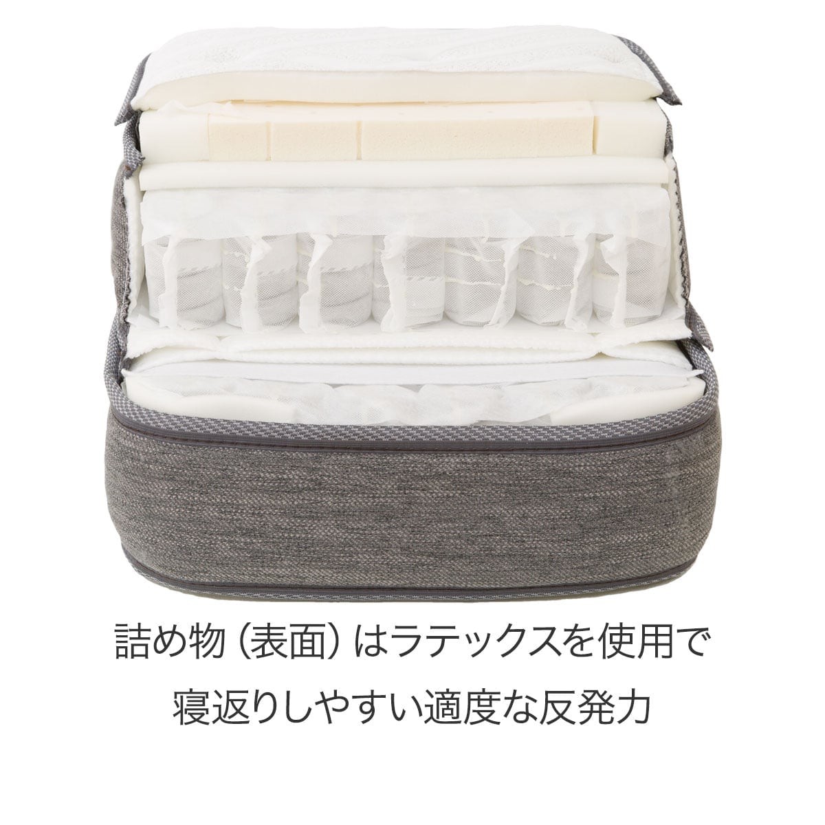 ラテックスポケットコイルマットレス(NスリープハードH2-02CR)通販