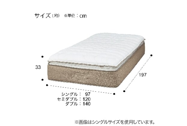 【ダブルベッドフレーム ＋ マットレス】Nスリープ ラグジュアリー L1MF クイーンマットレス(Nスリープ ラグジュアリー L1-02MF VH