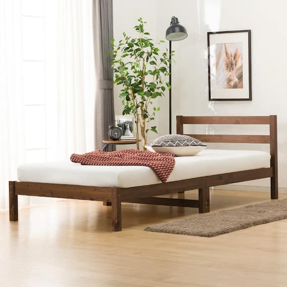 すのこシングルベッドフレーム(パック4 WD MBR-SL) 4枚目画像