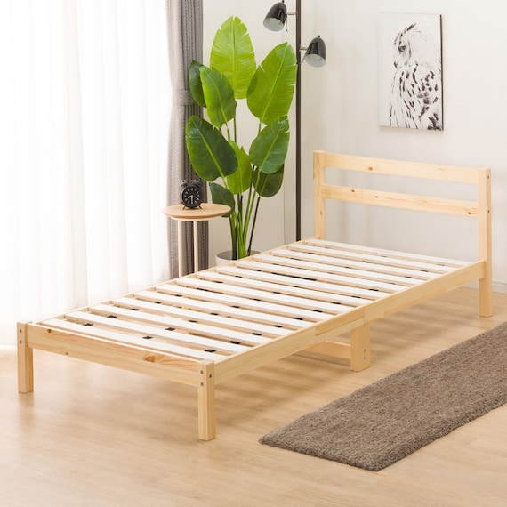 すのこシングルベッドフレーム(パック4 WD NA-SL) 1枚目画像