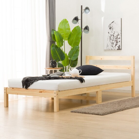 すのこシングルベッドフレーム(パック4 WD NA-SL) 4枚目画像