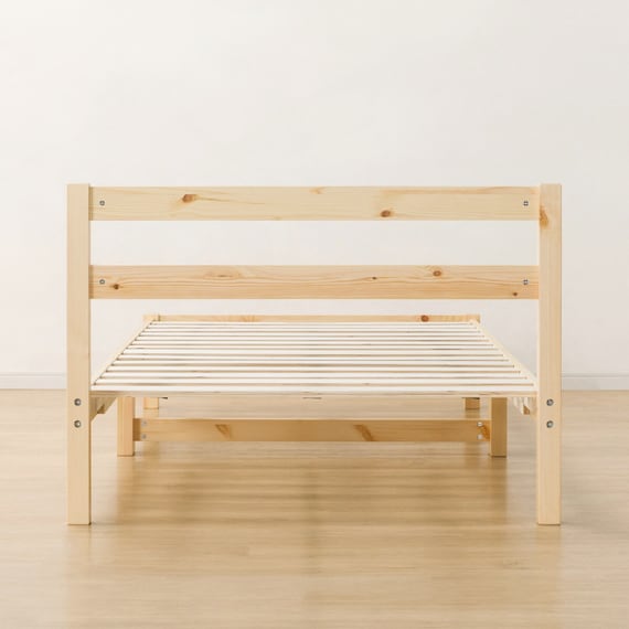 すのこシングルベッドフレーム(パック4 WD NA-SL) 8枚目画像