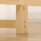 すのこシングルベッドフレーム(パック4 WD NA-SL) 15枚目画像