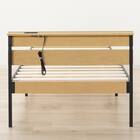 すのこシングルベッドフレーム(XB101 LBR/BK) 7枚目画像