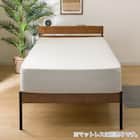 すのこシングルベッドフレーム(XB101 MBR/BK) 8枚目画像