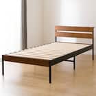 すのこシングルベッドフレーム(XB101 MBR/BK) 10枚目画像