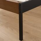 すのこシングルベッドフレーム(XB101 MBR/BK) 15枚目画像