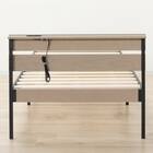 すのこシングルベッドフレーム(XB101 LGY/BK) 7枚目画像