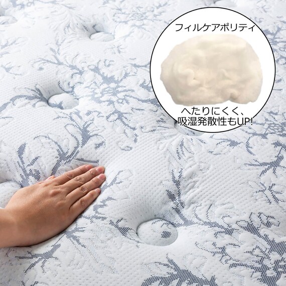 シモンズ シングルマットレス(6.5GVスイートEC AB15S09) 9枚目画像