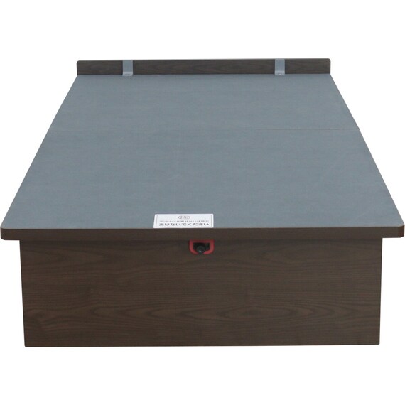 シングルベッドフレーム(OP KG ヘッドレス 縦開き 深型 MBR) 4枚目画像