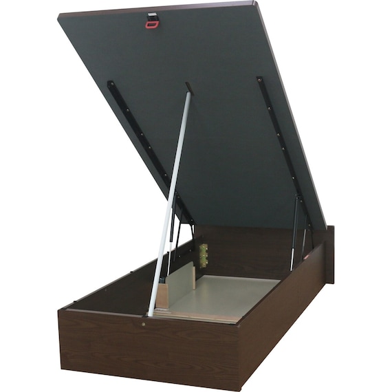 シングルベッドフレーム(OP KG ヘッドレス 縦開き 深型 MBR) 5枚目画像