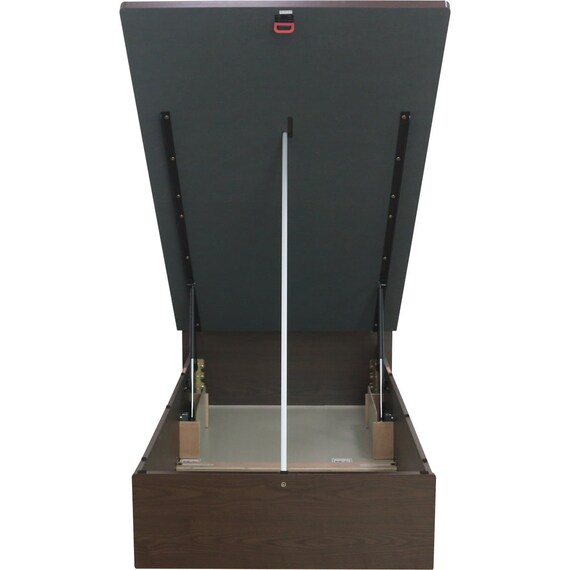 シングルベッドフレーム(OP KG ヘッドレス 縦開き 深型 MBR) 6枚目画像