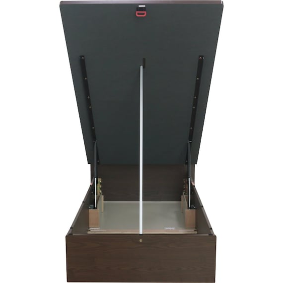 シングルベッドフレーム(OP KG ヘッドレス 縦開き 深型 MBR) 6枚目画像