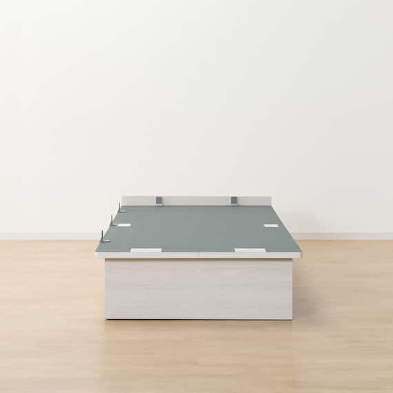 シングルベッドフレーム(OP KG ヘッドレス 横開き 深型 WW) 11枚目画像