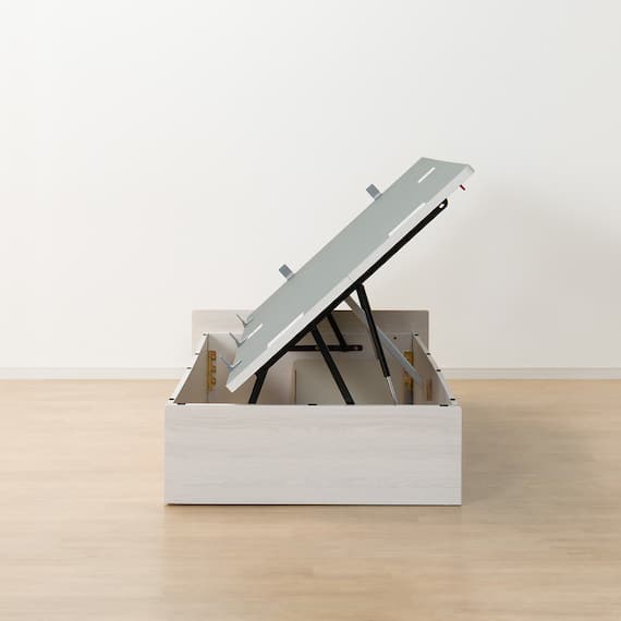 シングルベッドフレーム(OP KG ヘッドレス 横開き 深型 WW) 12枚目画像