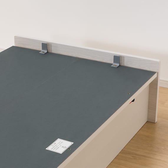 シングルベッドフレーム(OP KG ヘッドレス 横開き 深型 WW) 15枚目画像