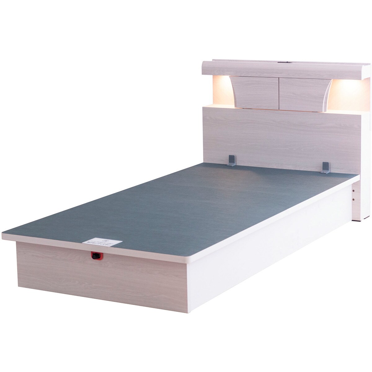 シングルベッドフレーム(OP KG 宮・照明付き 縦開き 浅型 WW) | ニトリ