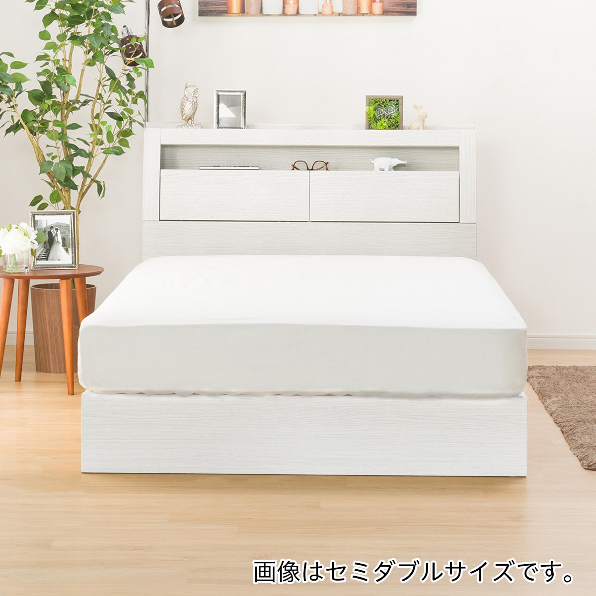 シングルベッドフレーム(グラン 引出し付き/WW)