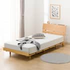 シングルベッドフレーム(BN-002 LBR) 3枚目画像