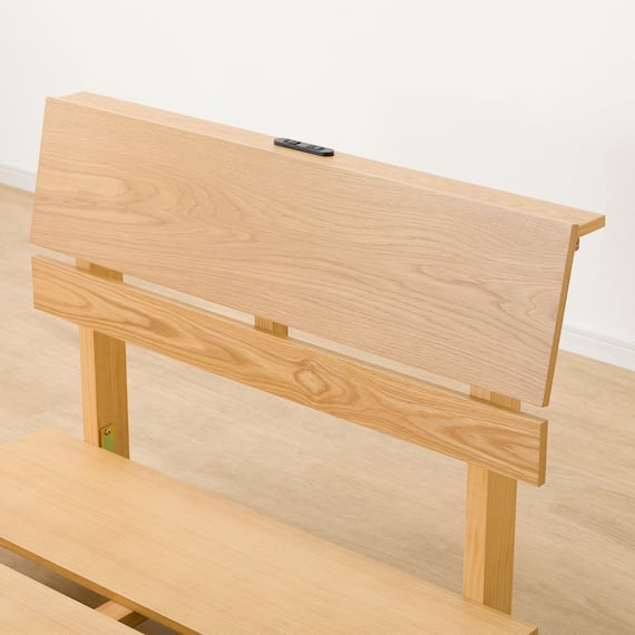 シングルベッドフレーム(BN-002 LBR) 7枚目画像