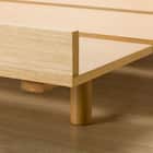 シングルベッドフレーム(BN-002 LBR) 8枚目画像