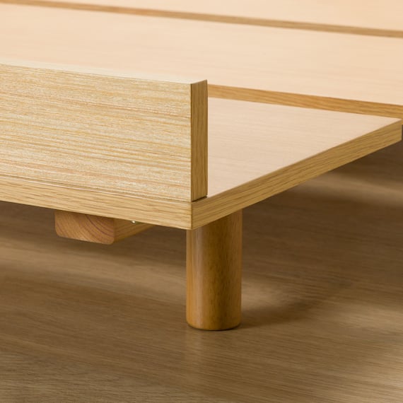 シングルベッドフレーム(BN-002 LBR) 8枚目画像